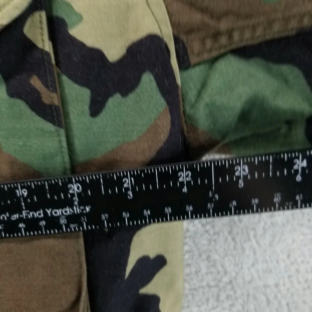 US Army Jacket Mens M Green‎ M65 Cold Weather Field Coat Woodland Camoflauge